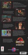 Jurassic Park Interactive Box Art Back